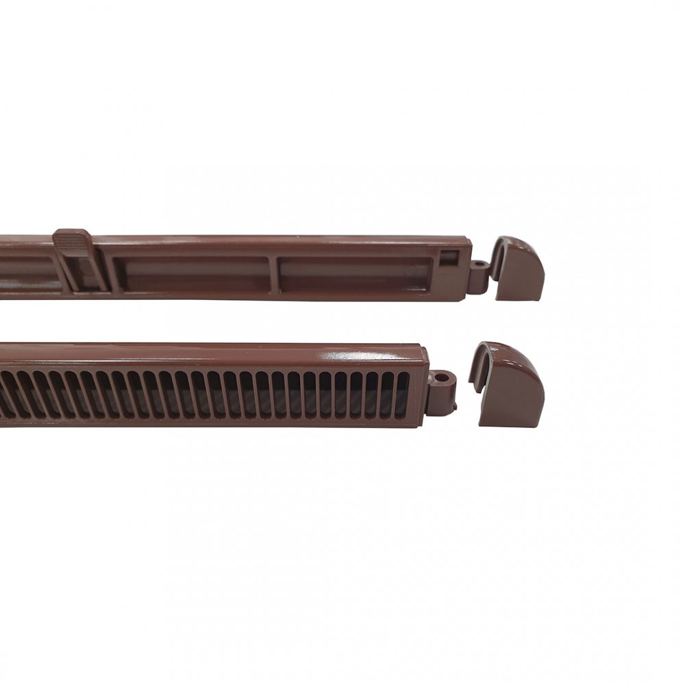 Brown Trickle Vent Framevent PVCu Ventilators (300mm)